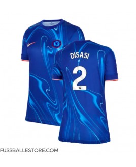 Günstige Chelsea Axel Disasi #2 Heimtrikot Damen 2024-25 Kurzarm